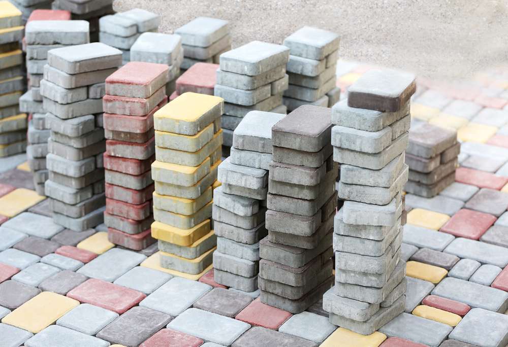 Stack of driveway pavers Daytona Beach, FL