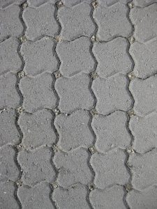 Installation of permeable pavers in Tampa, FL