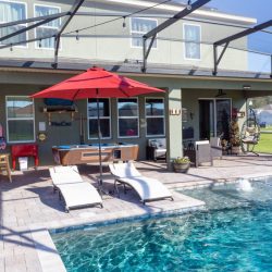 Pool coping pavers in smooth, rounded edges for a safe and stylish poolside finish.